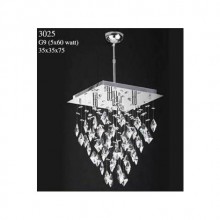 Kristal Taşlı Modern Avize