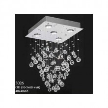 Kristal Taşlı Modern Avize