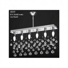 Kristal Taşlı Modern Avize