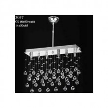 Kristal Taşlı Modern Avize