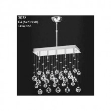 Kristal Taşlı Modern Avize