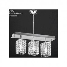 Kristal Taşlı Modern Avize