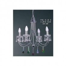 Dört Kollu Damlataşlı Modern Avize