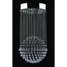 Kristal Taşlı Tek Katlı Dünya Avize