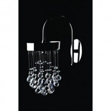 Kristal Taşlı Tekli Modern Aplik