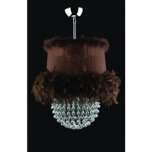 Taşlı ve Kaz Tüylü Abajur