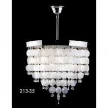 Sedefli Dörtlü Modern Avize