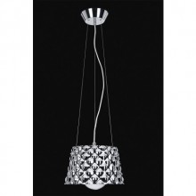 Oasis Tekli Metalik Abajurlu Krom Gövdeli Modern Sarkıt Avize