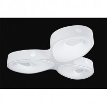 Akustik 3'lü Beyaz Renkli Akrilik Tavan Armatürü