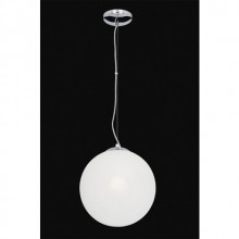 Kozalak Tekli Dekoratif Beyaz Camlı ve Krom Gövdeli Modern Sarkıt Avize