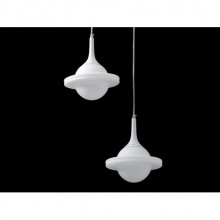 Mekik 2´li Beyaz Opak Camlı Modern Sarkıt