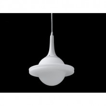 Mekik Tekli Beyaz Opak Camlı Modern Sarkıt