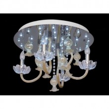 Nergis 4´lü Led Kumandalı Avize (Bal)