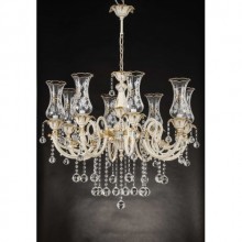 Güldeste 8 kollu Avize (Yaldız-Beyaz)