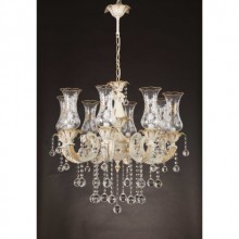 Hürrem 8 kollu Avize (Yaldız-Beyaz)