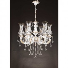 Hürrem 6 kollu Avize (Yaldız-Beyaz)