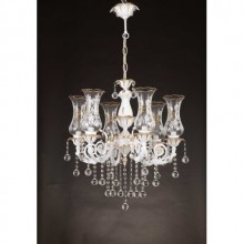 Zambak 6 kollu Avize (Yaldız-Beyaz)