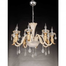 Samyeli 8´li Cam kollu Modern Avize