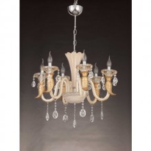 Samyeli 6´li Cam kollu Modern Avize