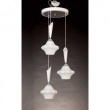 Venedik 3'lü Beyaz Sarkıt Avize