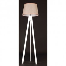 Derya Kahverengi Abajurlu Köşe Lambası ( Lambader )