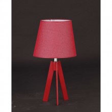 Derya Kırmızı Abajurlu Masa Lambası