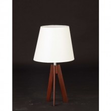 Derya Beyaz Abajurlu Masa Lambası