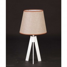 Derya Kahverengi Abajurlu Masa Lambası