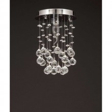 Yağmur Tekli Kristal Taşlı Plafonyer Avize