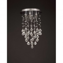 Yağmur Dörtlü Kristal Taşlı Plafonyer Avize