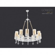 Görkem 12´li Avize (Beyaz)