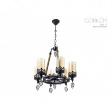 Görkem 6´lı Avize (Siyah)