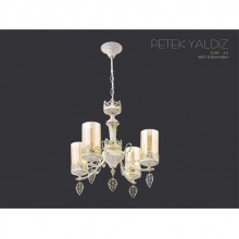 Petek Yaldız 4´lü Avize (Yaldız-Beyaz)