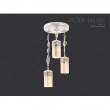 etek Yaldız 3´lü Sarkıt (Yaldız-Beyaz)