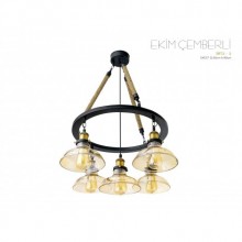 Çemberli Ekim 5´li Avize