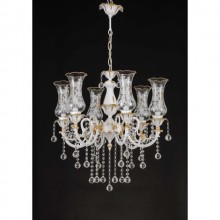 Güldeste 6 kollu Avize ( Yaldız-Beyaz)