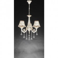 Minik Zambak 3´lü Şapkalı Avize (Yaldız-Beyaz)