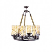 Sıla Çemberli 6´lı Eskitme Avize (Bal)