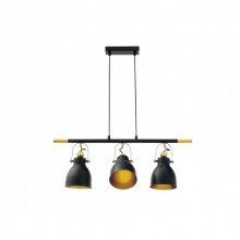 Melek Borulu Sıralı 3´lü Sarkıt (Siyah)