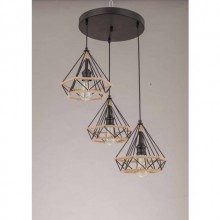 Piramit Halatlı 3´lü Sarkıt