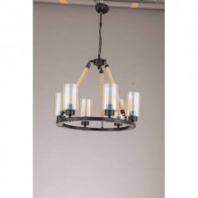 İkon Daire 6´lı Avize (Siyah)