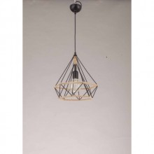 Piramit Halatlı Büyük Teklı Sarkıt (Siyah)