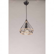 Piramit Halatlı Küçük Teklı Sarkıt (Siyah)