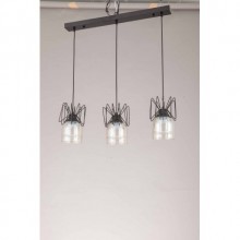 Tello Sıralı 3´lü Sarkıt (Siyah)