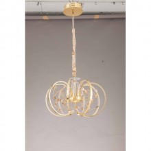 Queen 10 Ledli - Kumandalı Avize (Altın)