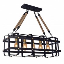 Küp 5´li Avize (Siyah)