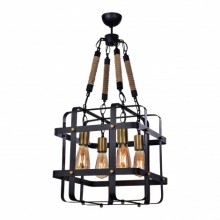 Küp 4´lü Avize (Siyah)