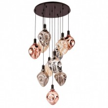 Şeker 11´li Cam Sarkıt (Bakır Füme Bal Krom )