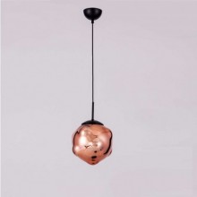 Çoklu Balon Tekli Cam Sarkıt (Bakır)