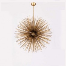 Büyük Dünya Kirpi 80´lik Avize (Sarı-Siyah)